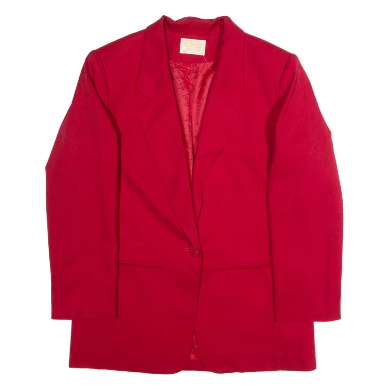 PENDLETON Womens Blazer Jacket Red Wool XL