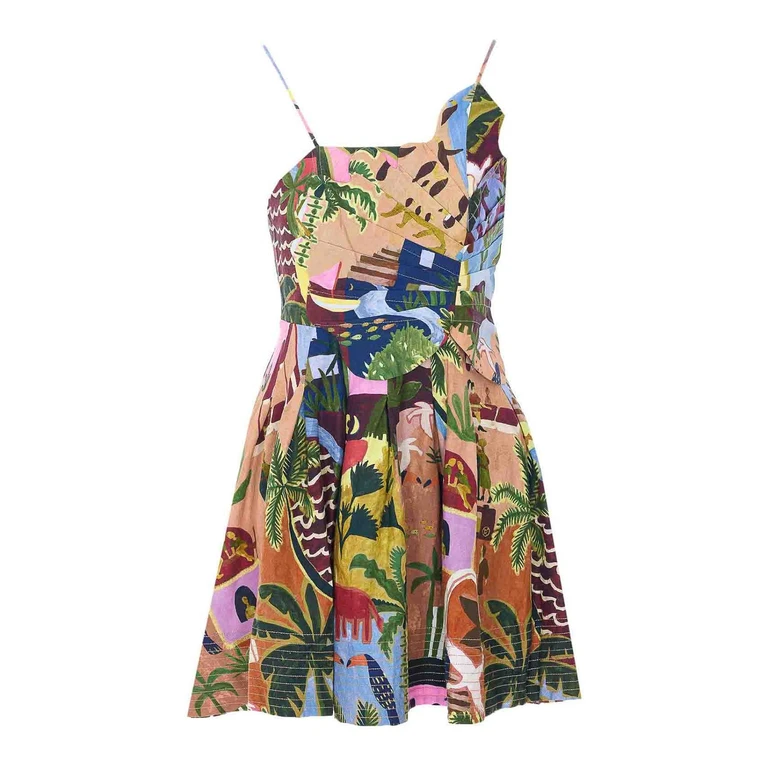 Farm Rio Robe Au Genou - Multicolore (35888326098)