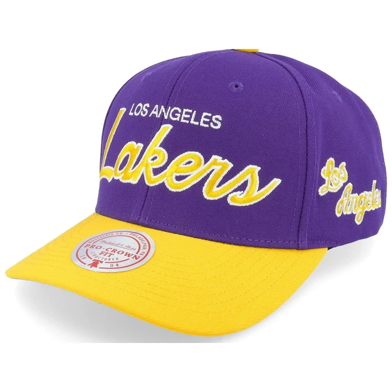 Men's NBA Team Script 2.0 Pro Snapback Hwc Lakers Snapback Caps