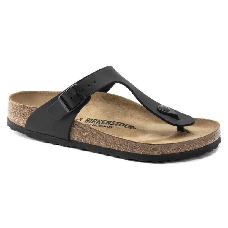 Gizeh Birko-Flor Black Sandals