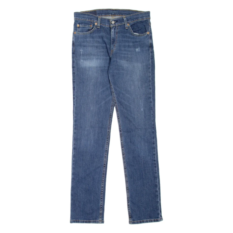 LEVI'S 511 Jeans Mens Blue Slim Straight Stone Wash W30 L32
