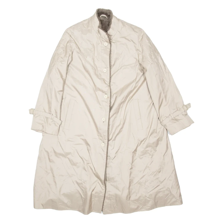 PENNELL LET FLIPPO Sherpa Lined Womens Coat Cream L