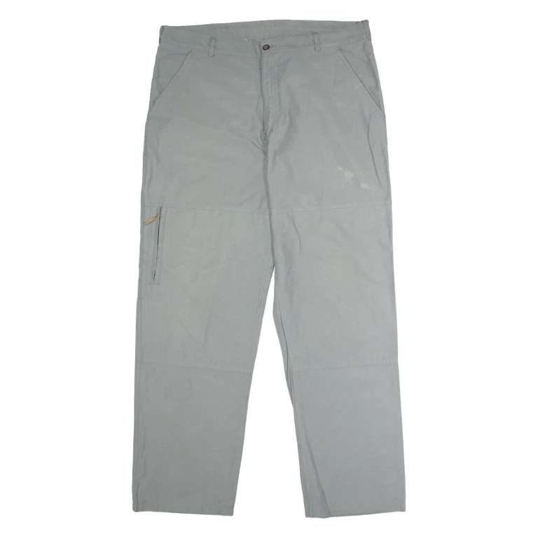 JEFFREY JORDAN Mens Trousers Grey Regular Straight W36 L32