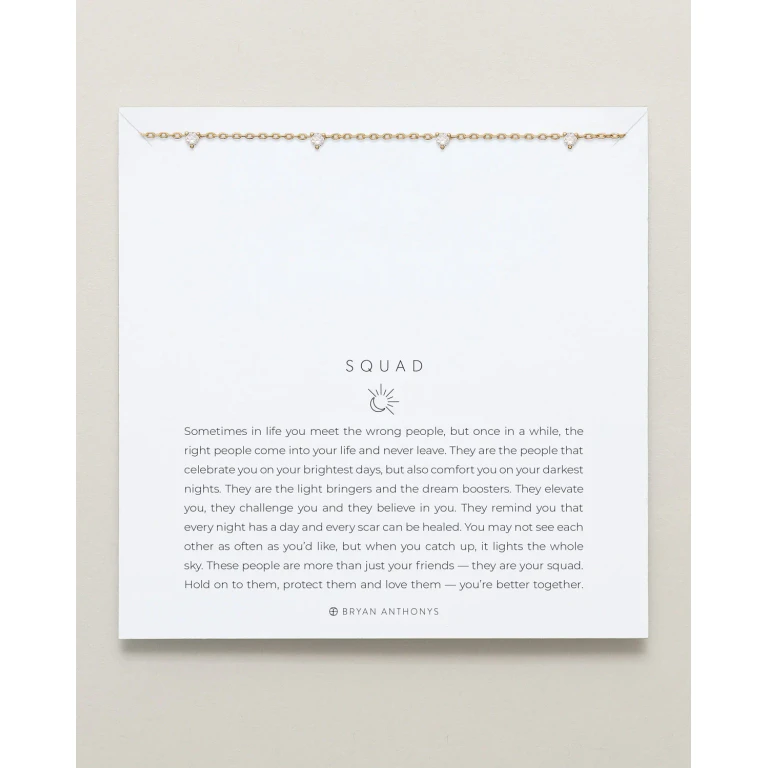 Squad Crystal Necklace