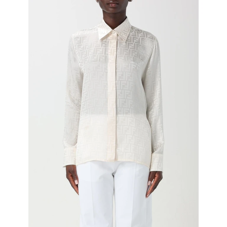 FENDI Shirt Woman color Cream (FS8140AJ0ZF1M2A)
