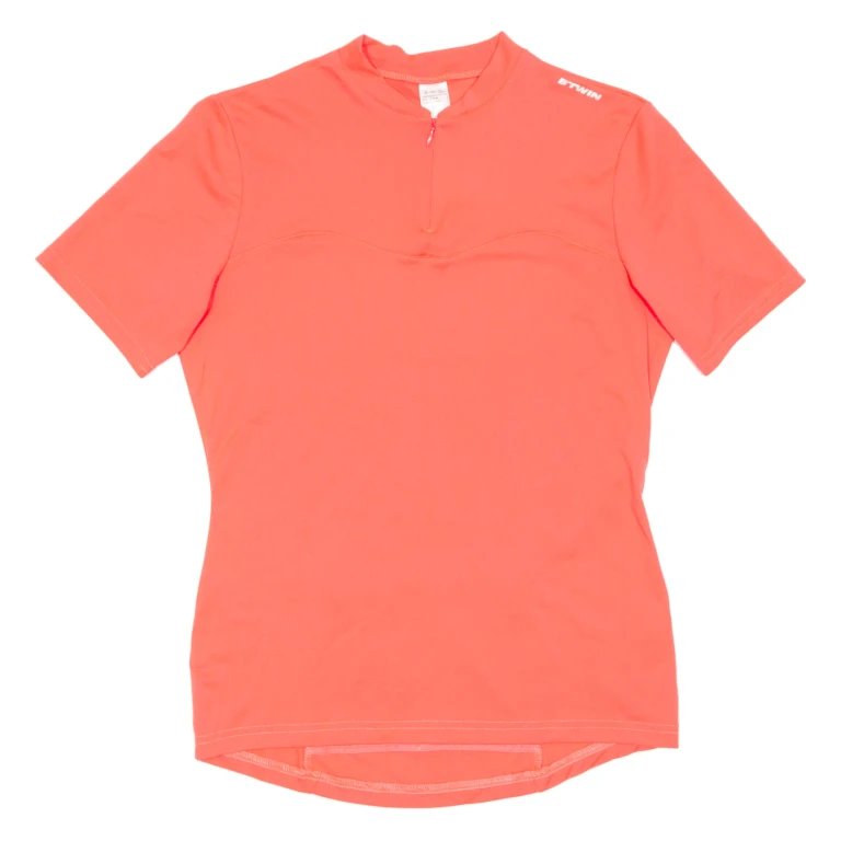 Cycling Womens Jersey Pink 1/4 Zip M