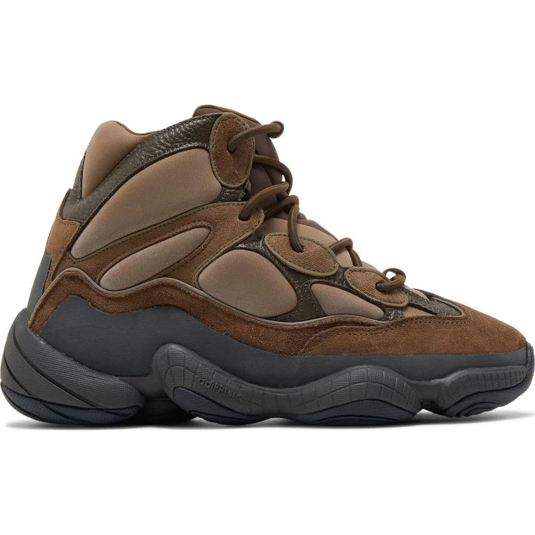 adidas Men's Yeezy 500 High "Taupe Black" Sneakers