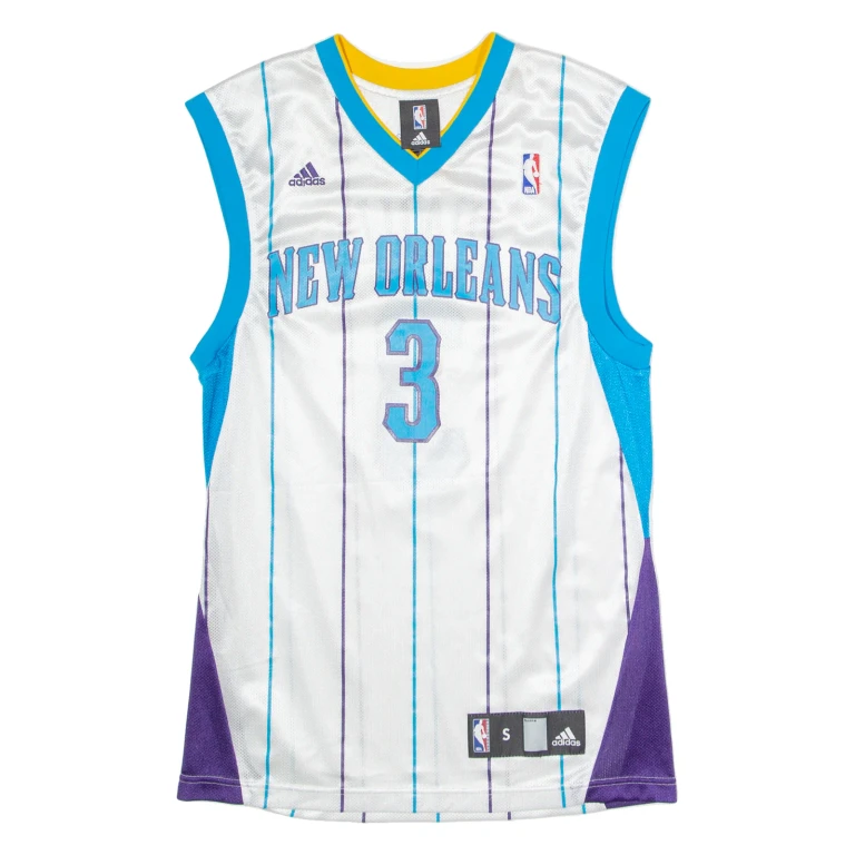 ADIDAS New Orleans Hornets Alternate #3 Paul Mens Jersey White Sleeveless USA S