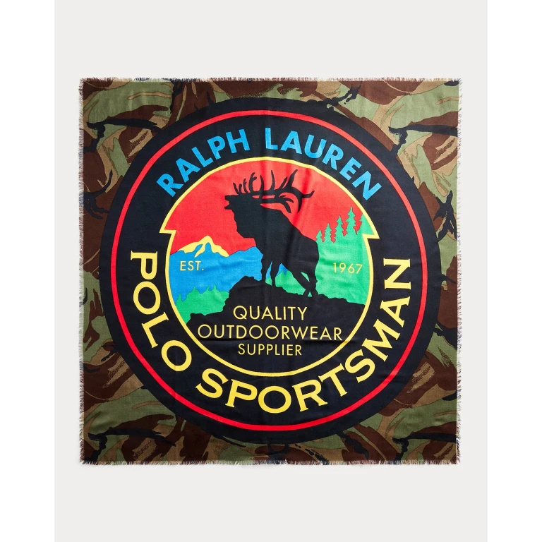 Men's Polo Sportsman Camo Scarf 42" X 42" Polos