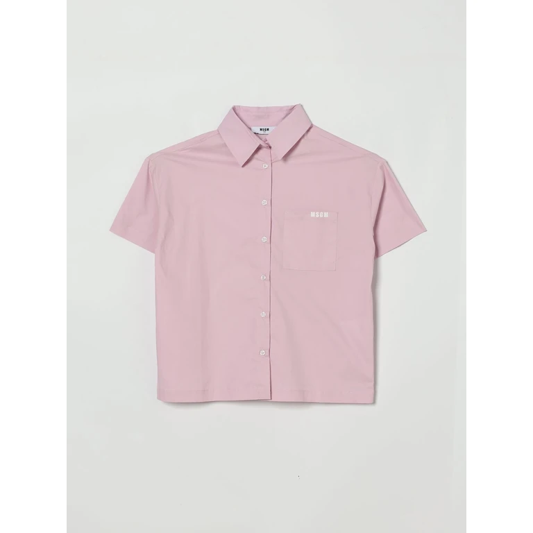 MSGM KIDS Shirt Kids color Pink (S6MSJGSI163MS070)