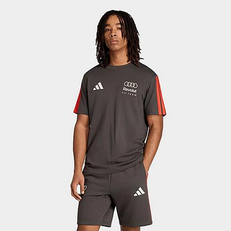 Men's Audi Revolut F1 Team DNA T-Shirt in Utility Black Size: XS