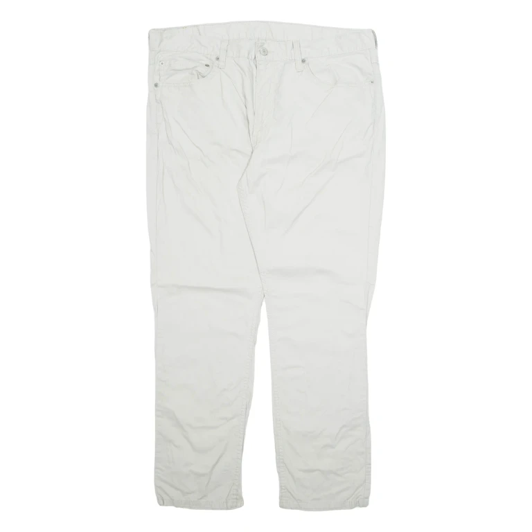LEVI'S Mens Trousers Cream Regular Tapered W38 L30