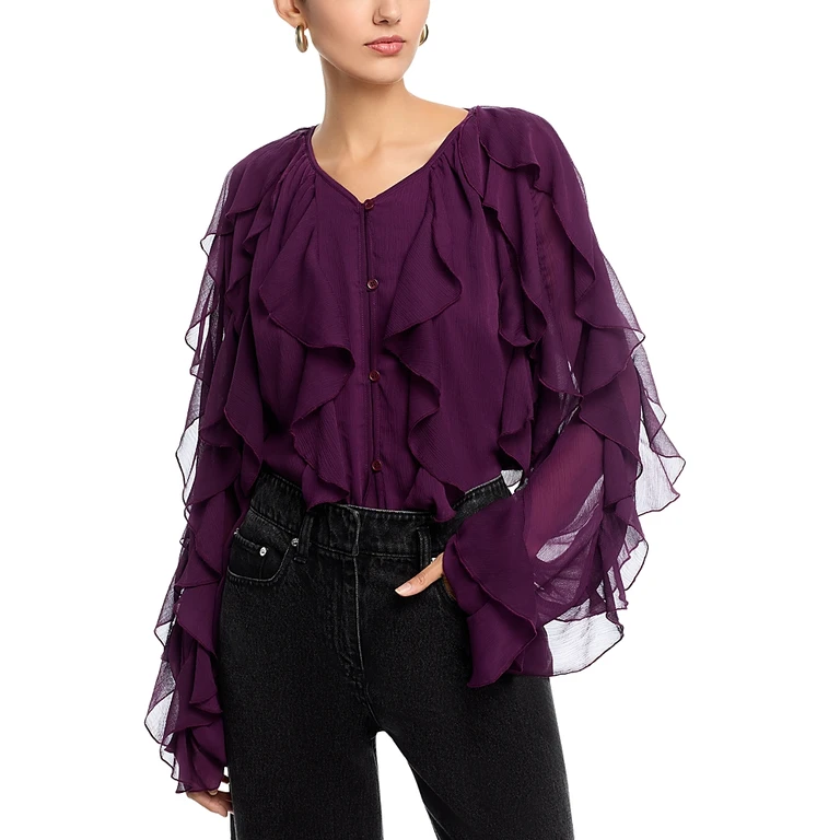 Area Stars Flyn Ruffle Blouse