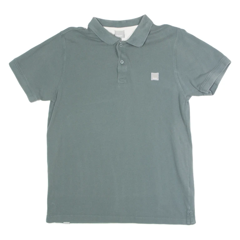 BENCH Mens Polo Shirt Green M