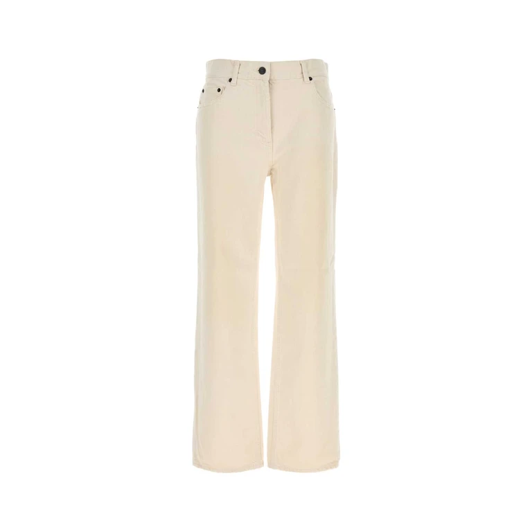 The Row Sand Denim Fargo Jeans Ecru Exterior: Cotton - Women