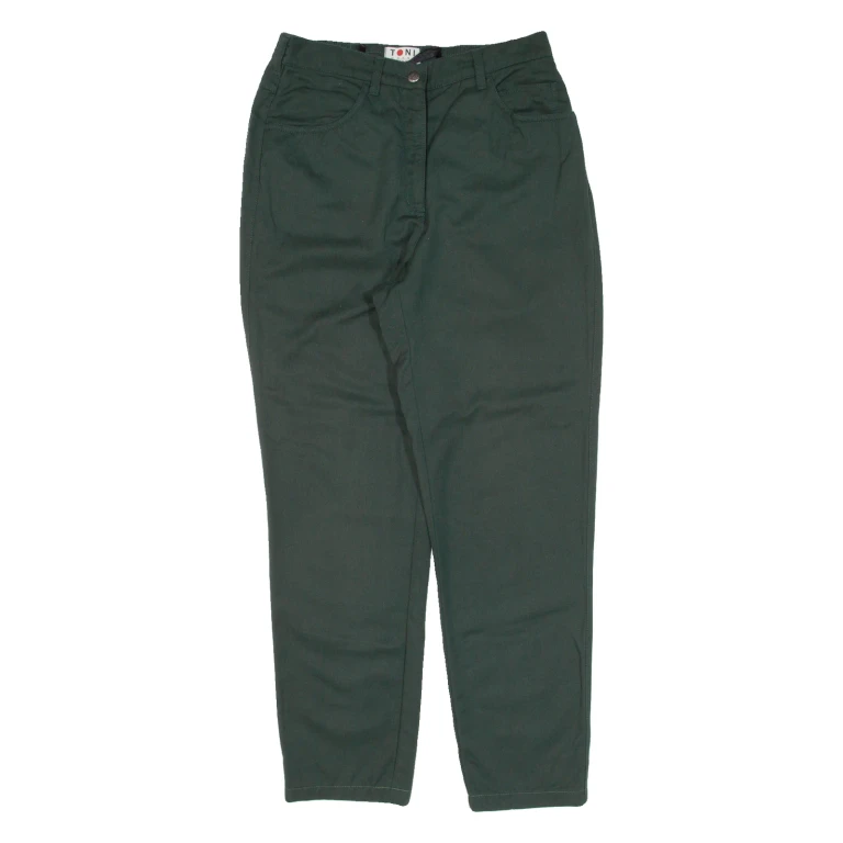 TONI DRESS Womens Trousers Green Regular Tapered W28 L27