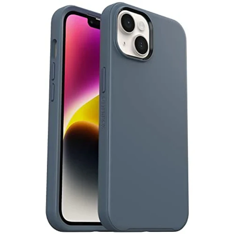 Iphone 14 & Iphone 13 Symmetry Series+ Case - Feathers and Ferns (Green), Ultra-Sleek, Snaps to Magsafe, Raised Edges Protect Camera & Screen