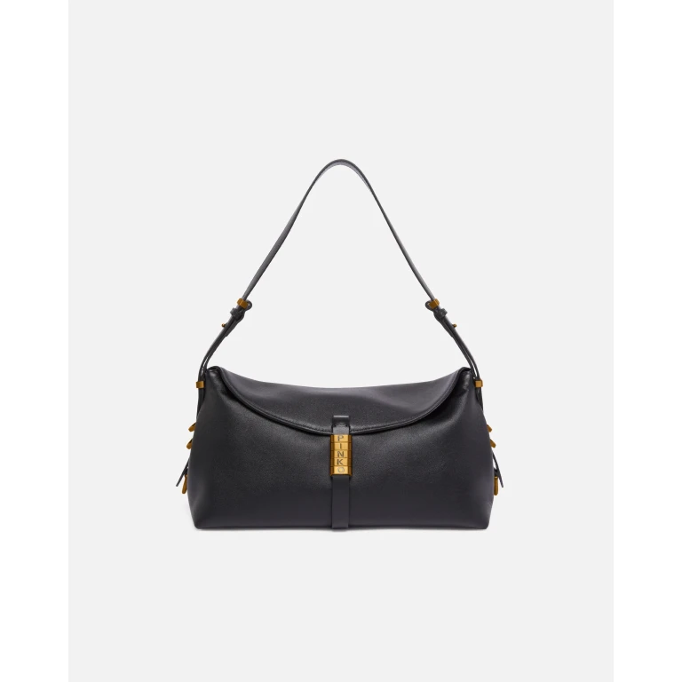 Pinko Medium Saddle Bag in Leather