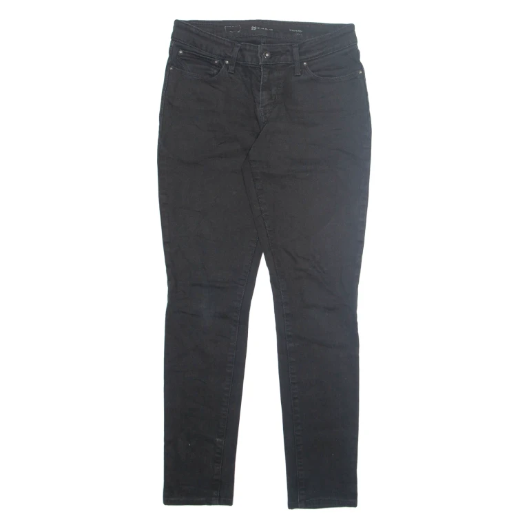 LEVI'S 29 Womens Jeans Black Regular Skinny W29 L29
