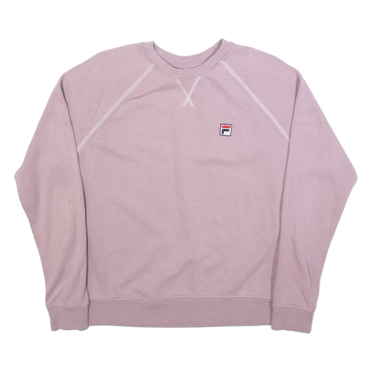 FILA Womens Sweatshirt Pink L