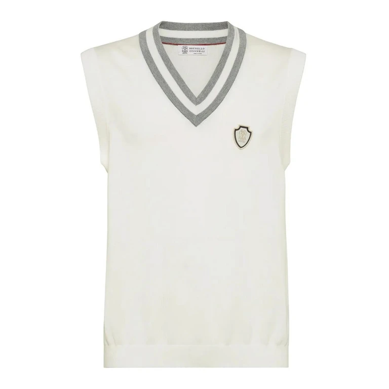 Brunello Cucinelli Gilet - Blanc (M29203607FCJ068)