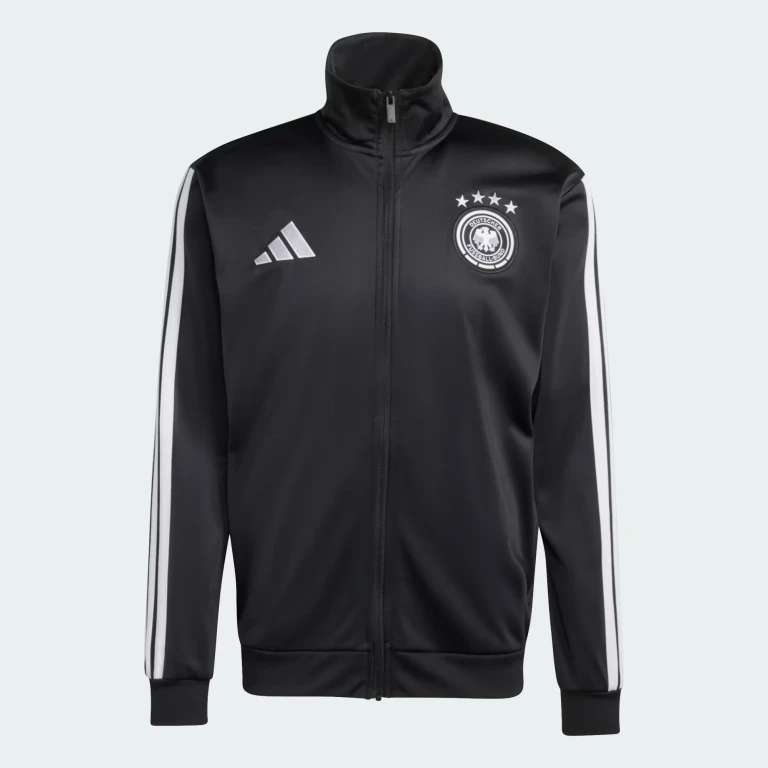 [jz9345] Mens Adidas Dfb Germany Dna Track Top - Black