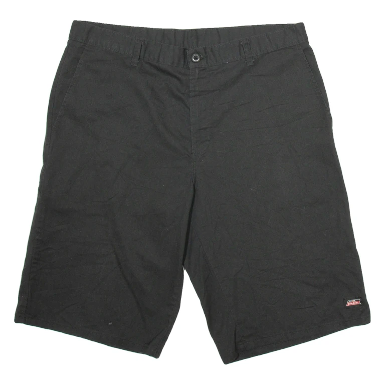 DICKIES Mens Workwear Shorts Black L W36