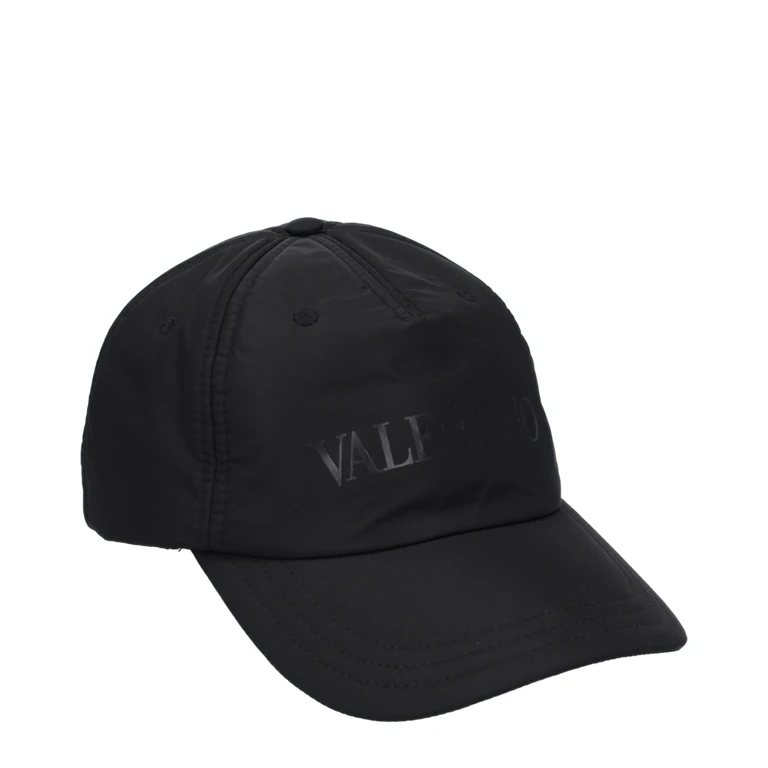 Black Polyamide Cap (baseball Hat) - Women
