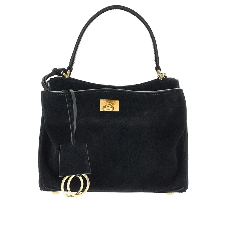 BALENCIAGA Suede leather mini 'Rodeo' bag Woman One Size