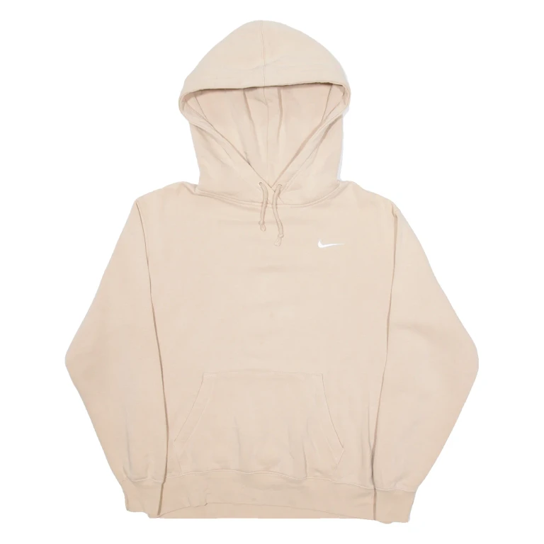NIKE Womens Beige Hoodie M
