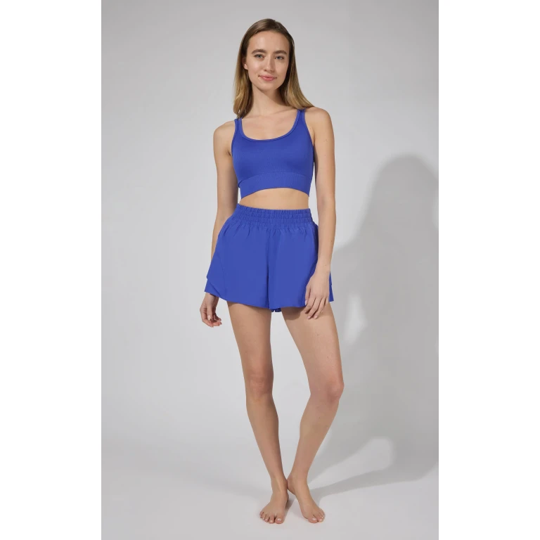 Seamless Rib Celise Bra & Short Set