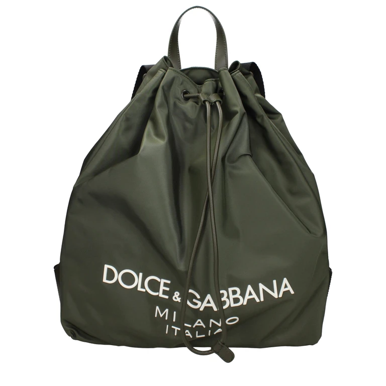 Dolce & Gabbana Green Nylon Backpack - Men