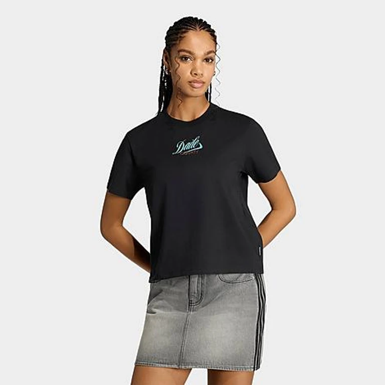 adidas Women's Originals FIFA World Cup 26 Host City Miami T-Shirt in Black Size: XXS