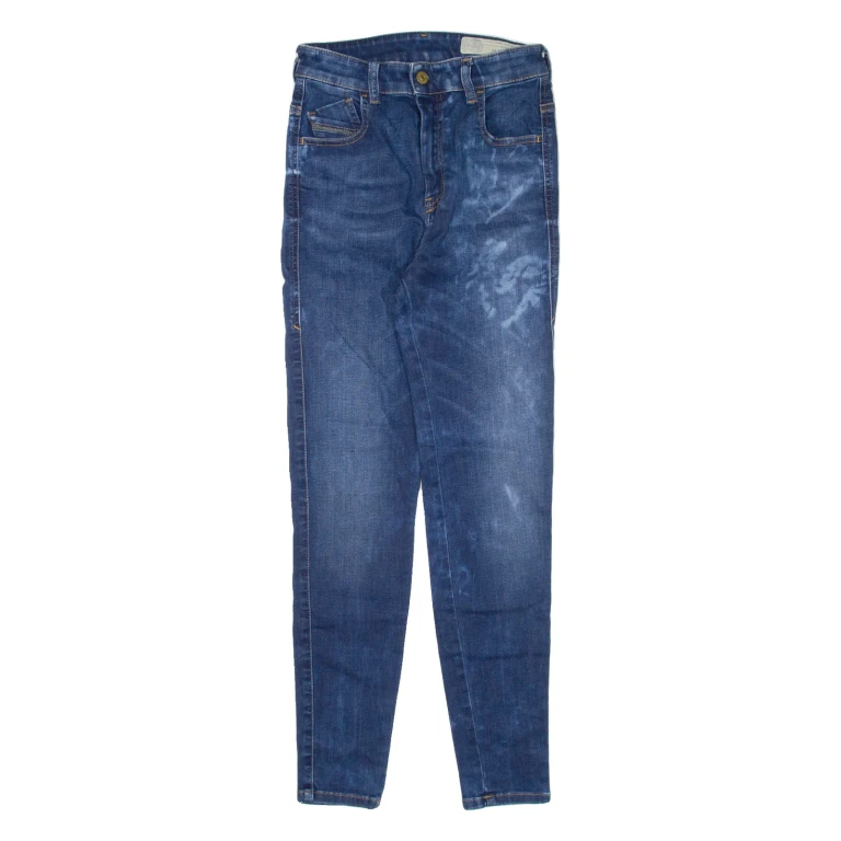 DIESEL Slandy-High Womens Jeans Blue Slim Skinny W25 L27