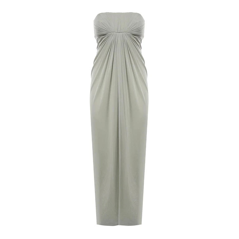 Alberta Ferretti Maxi Robe - Argent (0469123483)