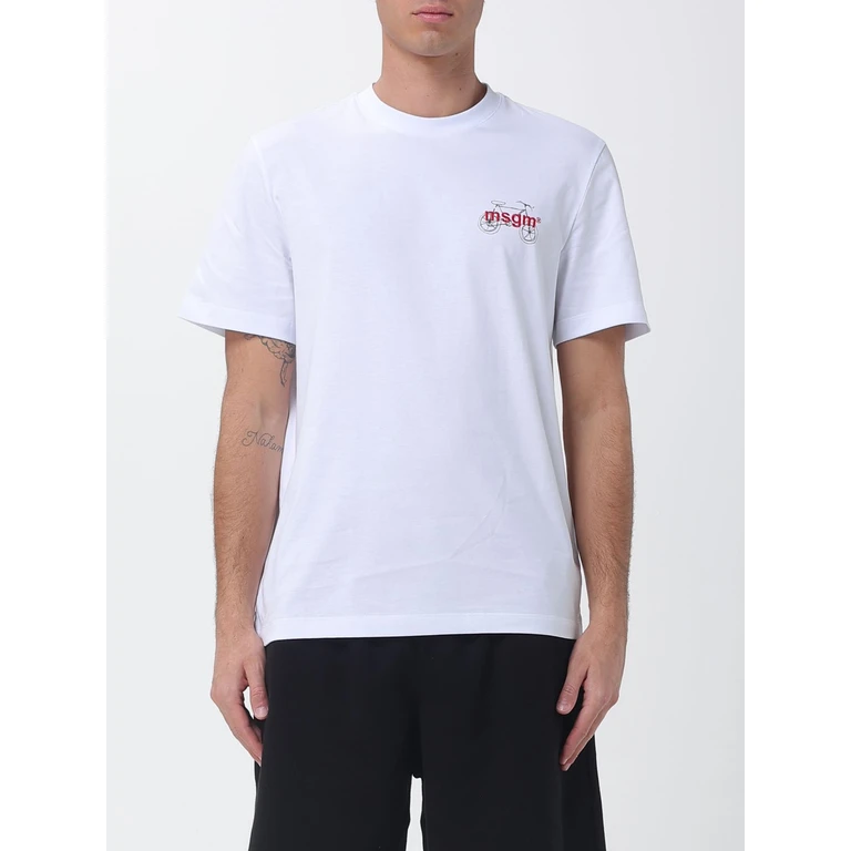 MSGM T-Shirt Men color White (4040MM118D26700201)