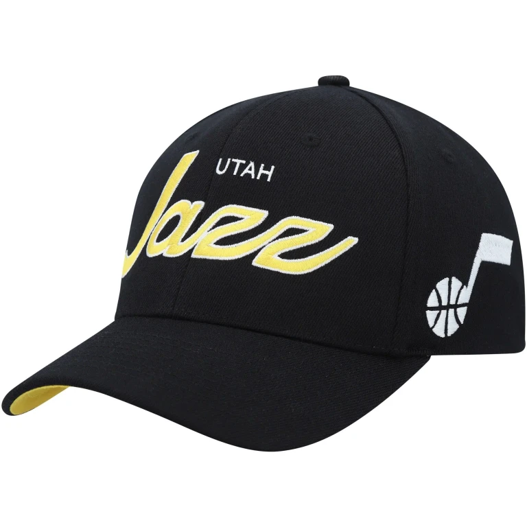 Men's NBA Team Script 2.0 Stretch Snapback Jazz