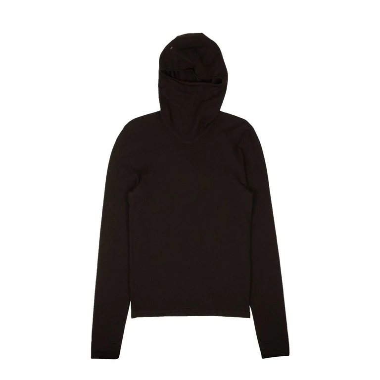 Bottega Veneta Black Cashmere Hoodie Clothing - Men