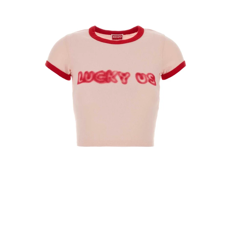 Pink Cotton T-Shirt Fadedpink Exterior - Women