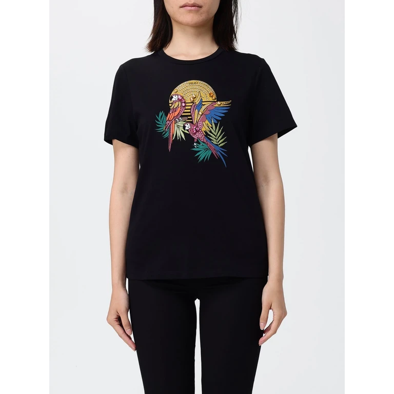 LIU JO T-Shirt Woman color Black (WA6237JS923P9372)