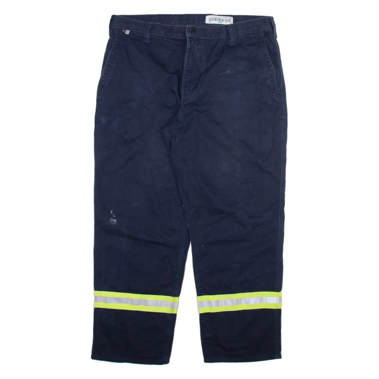 CARHARTT Mens Trousers Blue Relaxed Straight W38 L30