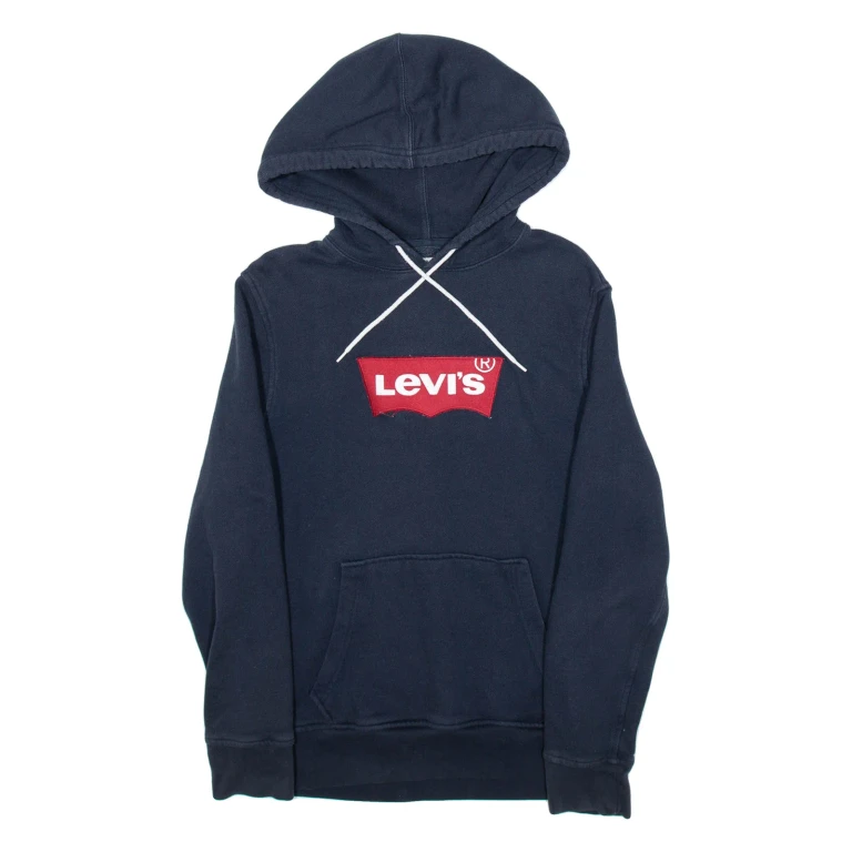 LEVI'S Mens Blue Hoodie S