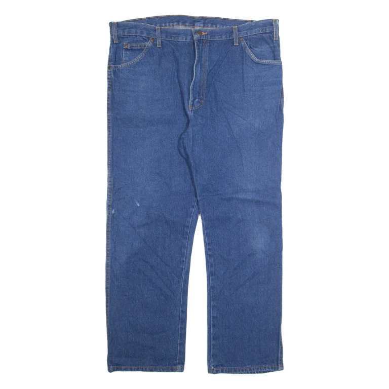 DICKIES Mens Jeans Blue Regular Straight W40 L30