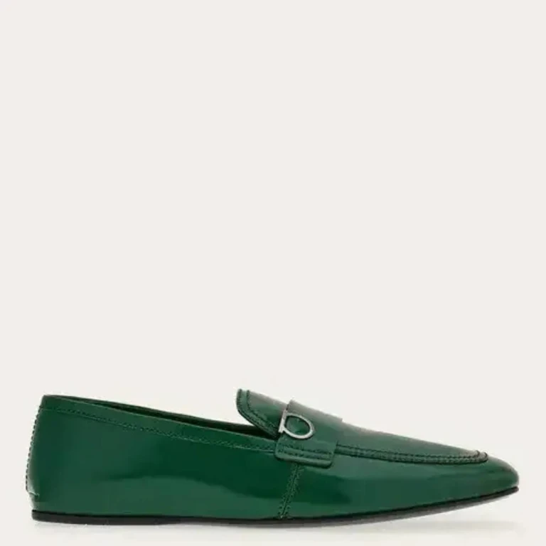 Ferragamo Loafer With Gancini Ornament