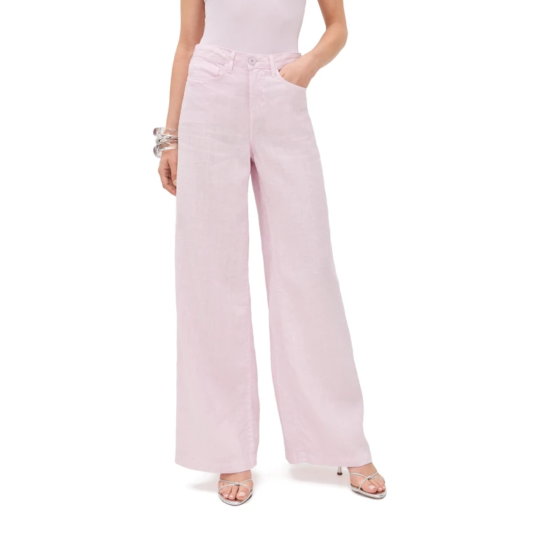 L'AGENCE Amara Wide Leg Pants Icy Lilac 30