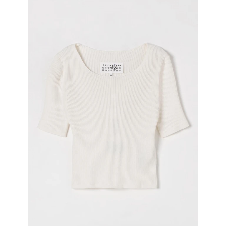 MM6 MAISON MARGIELA Top Kids color Ivory (M60785MM05BM6101)
