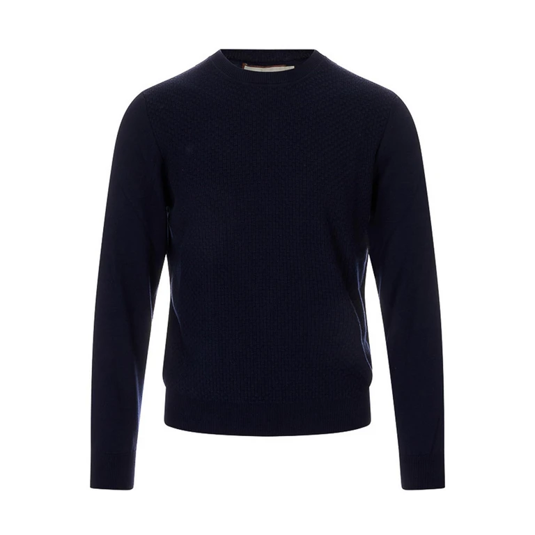 Canali Pull Col Rond - Bleu (C1069MK02267301)