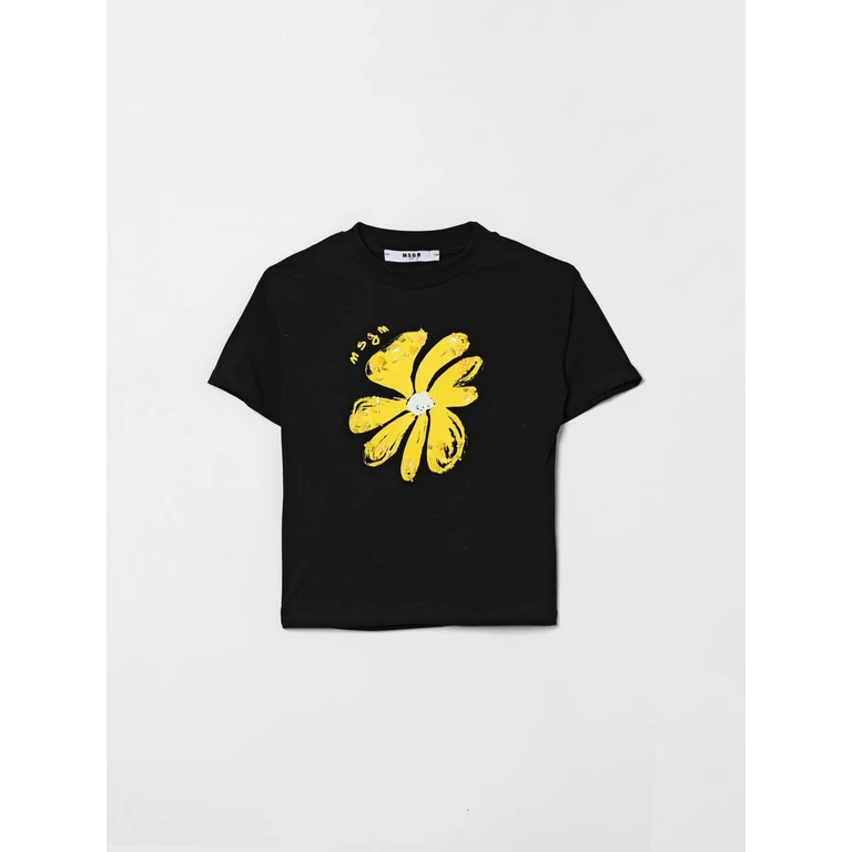 MSGM KIDS T-Shirt Kids color Black (S6MSJGTH080110)