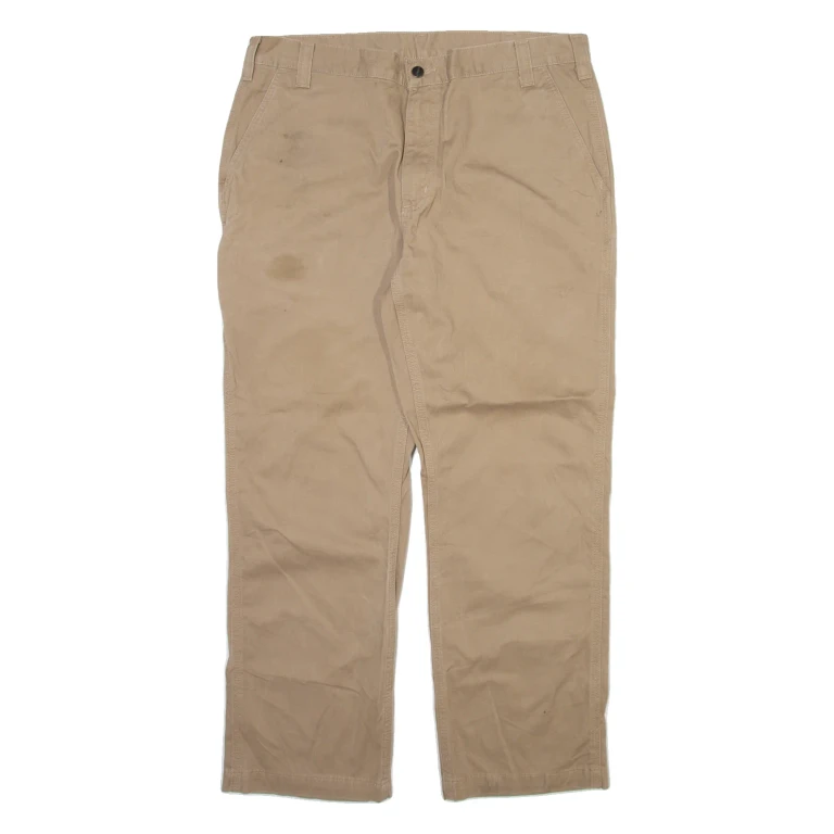 CARHARTT Mens Trousers Beige Relaxed Straight W38 L30