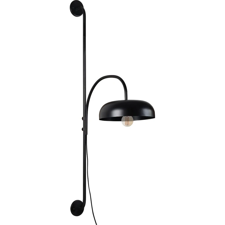Draco Industrial Black Wall Sconce